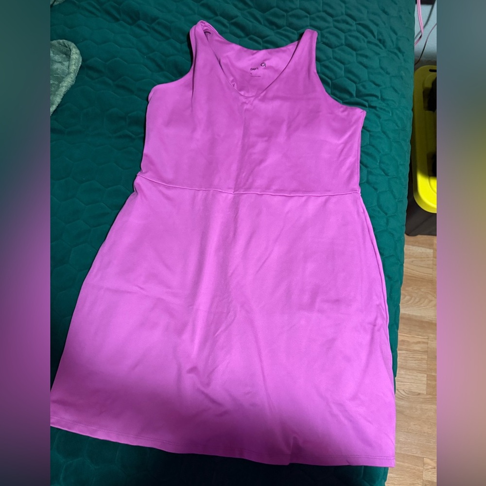 GAPFIT Power Women’s Active Tank Dress NWOT - size L- with pocket shorts under